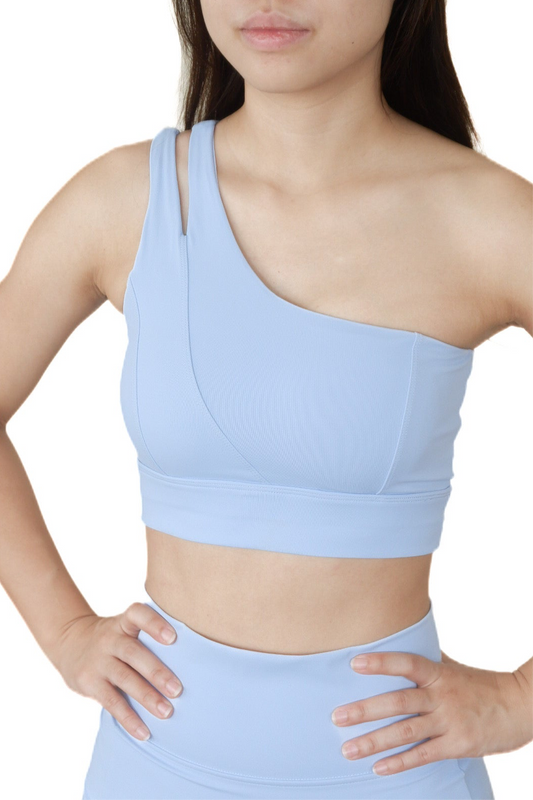 Sweet Serve Toga Sports Bra (Skye Blue)