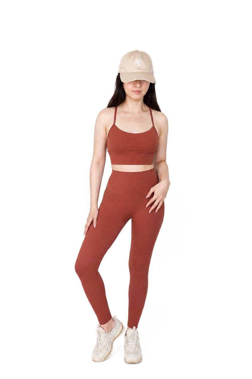 Active Aura Leggings (Mahogany)