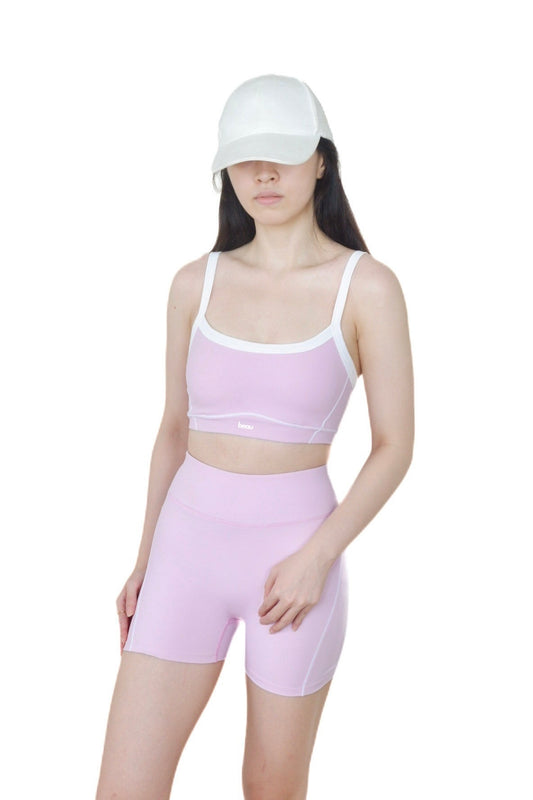 Duality Contrast Shorts Set (Himalayan Pink Salt)