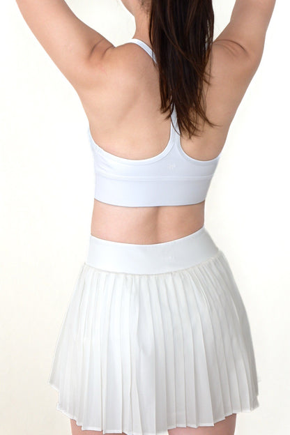 Match Point Skirt Set (with Active Aura Top) in White