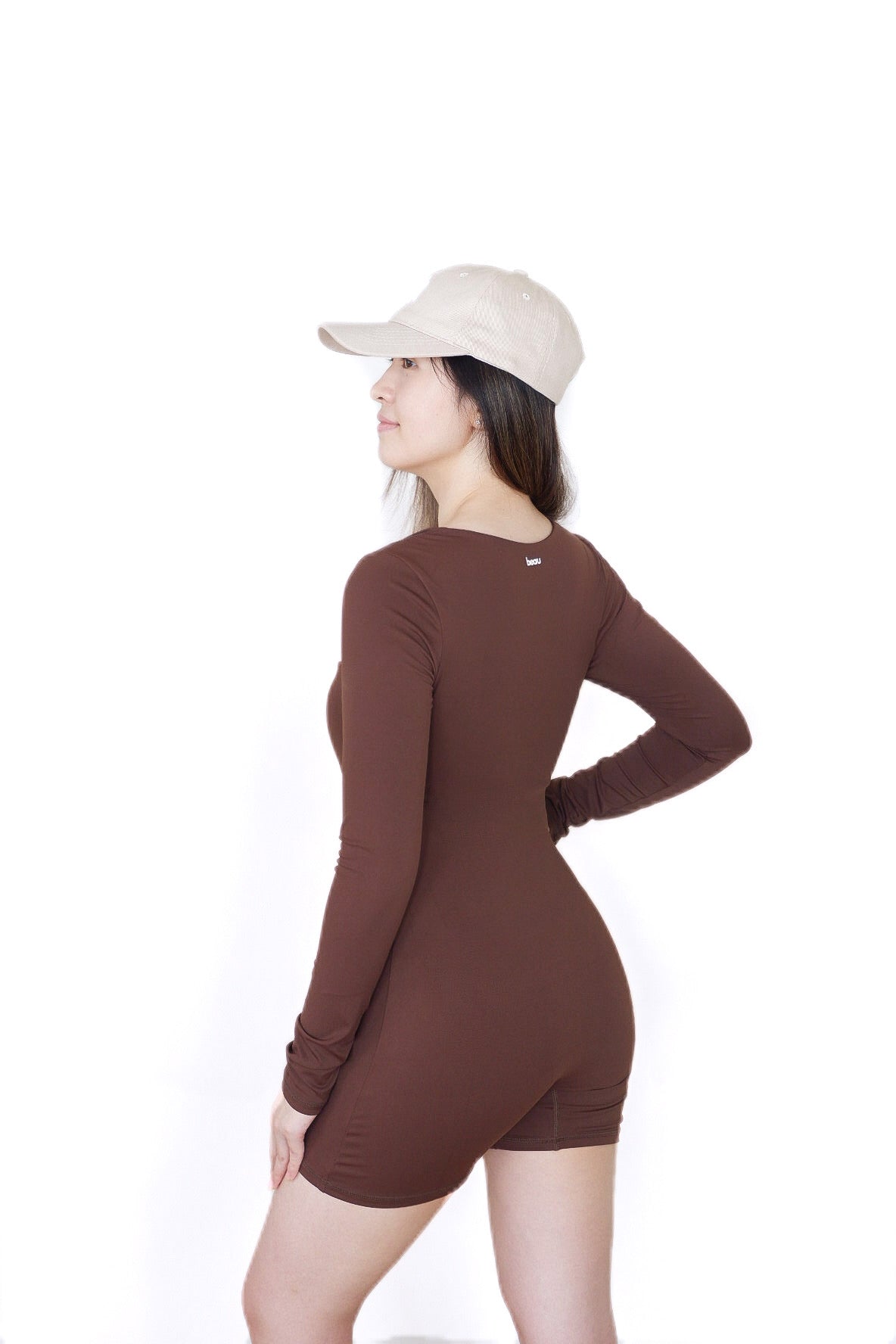 Classy & Chic Bodysuit (Mocha Brown)