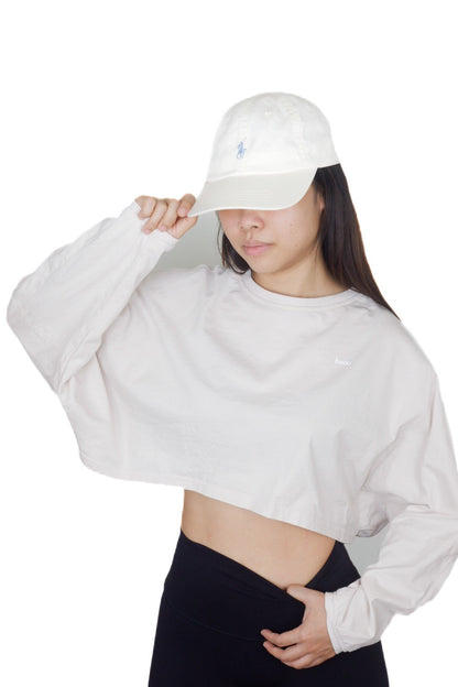 Beau Oversized Crop Tee (Cozy Oat)