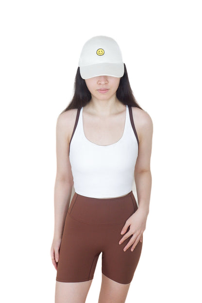 Kylie Contrast Top (Mocha Cloud)