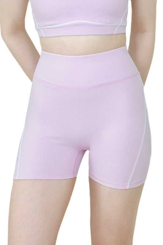 Duality Contrast Shorts (Himalayan Pink Salt)