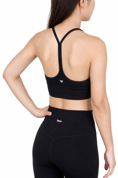 Active Aura Sports Bra (Sleek Black)
