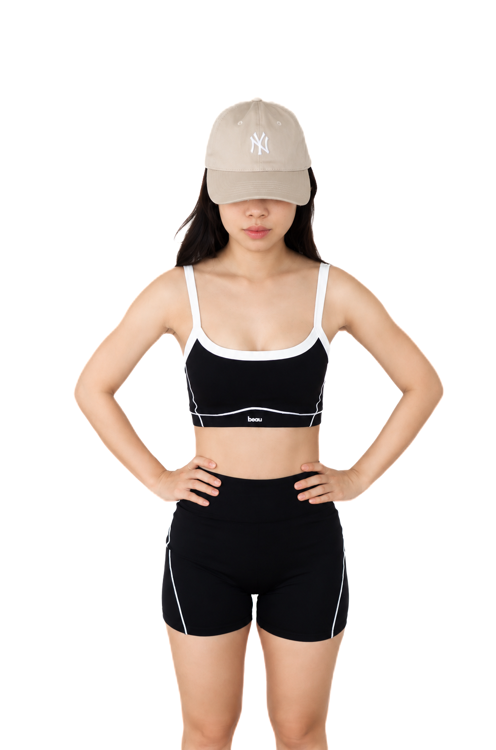 Duality Contrast Shorts Set (Salt & Pepper)
