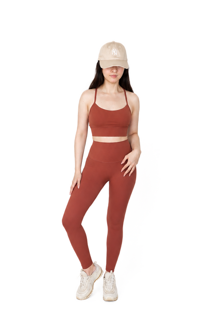 Active Aura Leggings (Mahogany)
