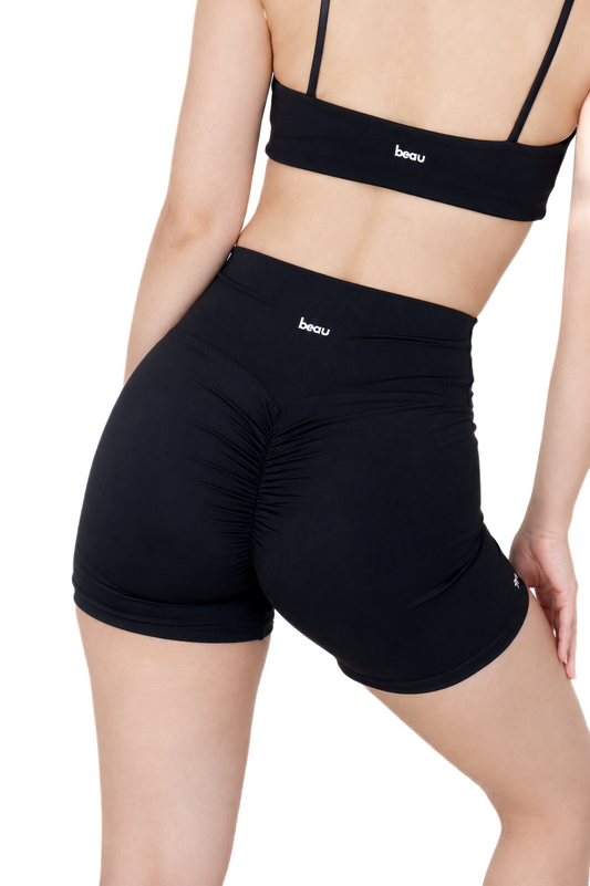 Chic Pulse Shorts (Sleek Black)