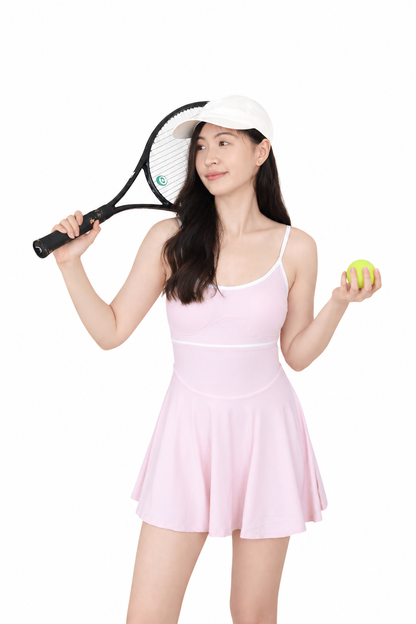 Smashé Tennis Dress (Himalayan Pink Salt)