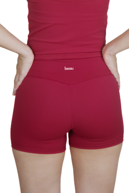 Bare Muse Shorts (Cherry Red)